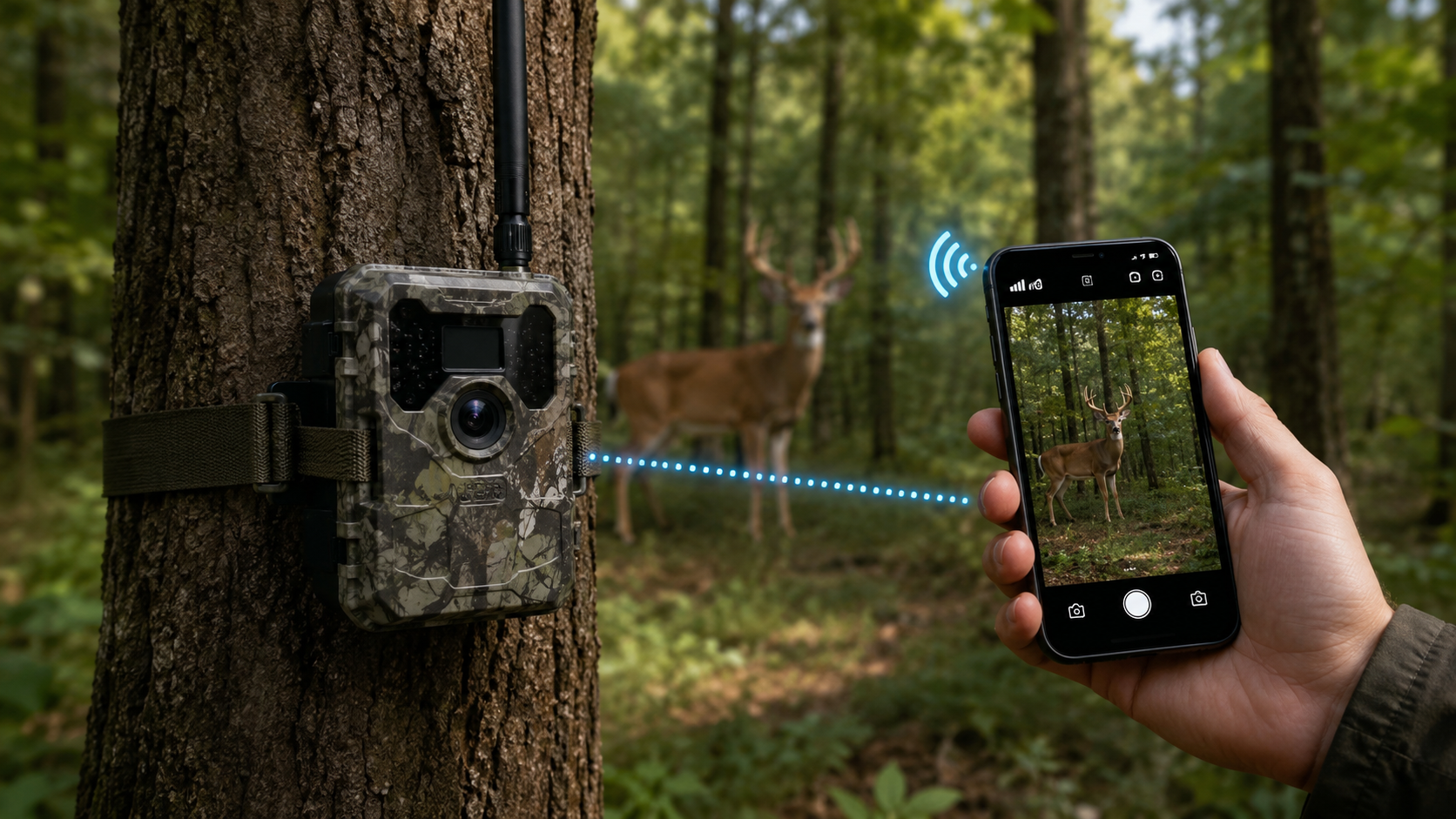 Wildkamera mit Live-Übertragung aufs Handy ohne WLAN
