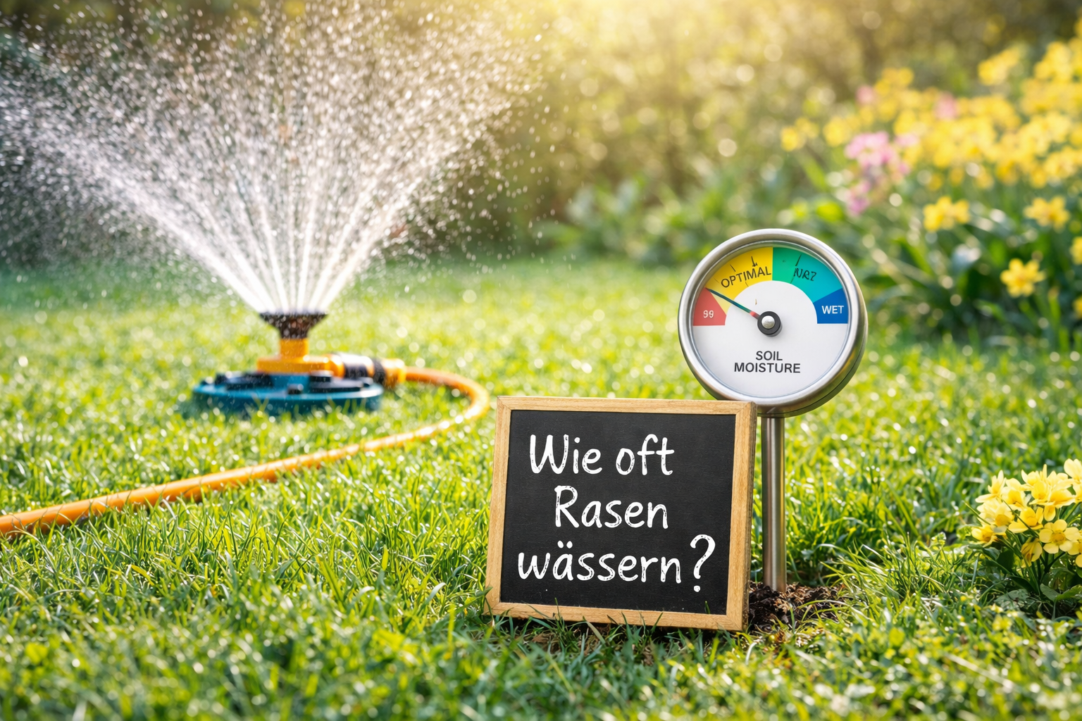 Wie oft sollte man den Rasen bewässern? Tipps für einen gesunden Rasen