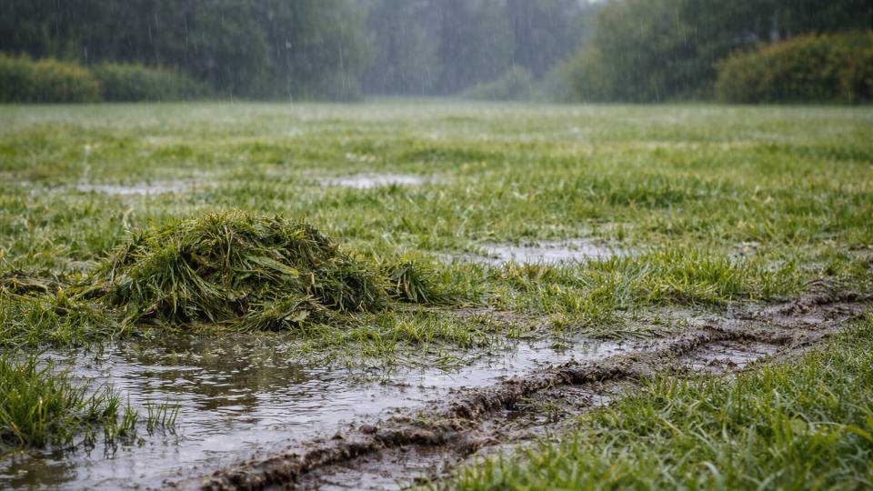 Kann man nasses Gras mähen? Was Sie über das Mähen bei feuchtem Rasen wissen sollten