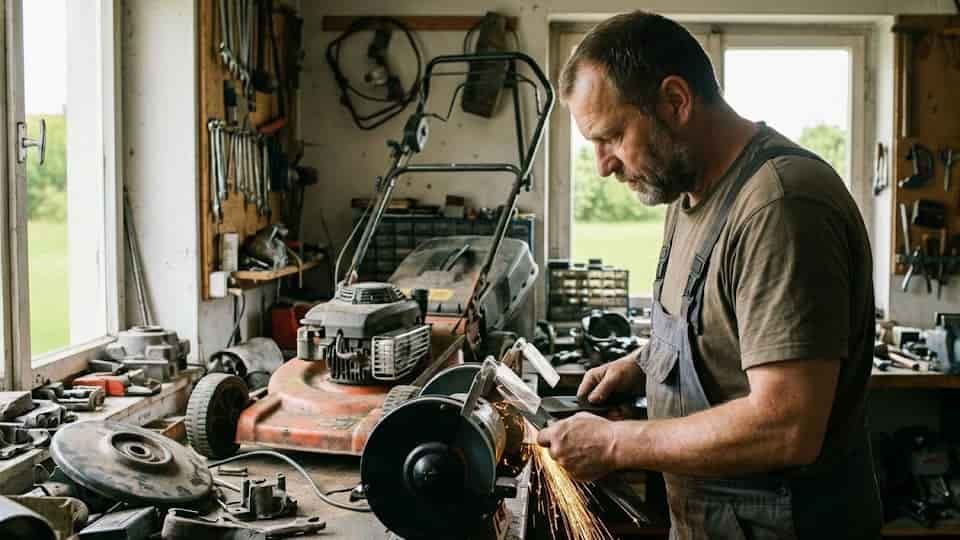 Rasenmähermesser schärfen: Der ausführliche Leitfaden