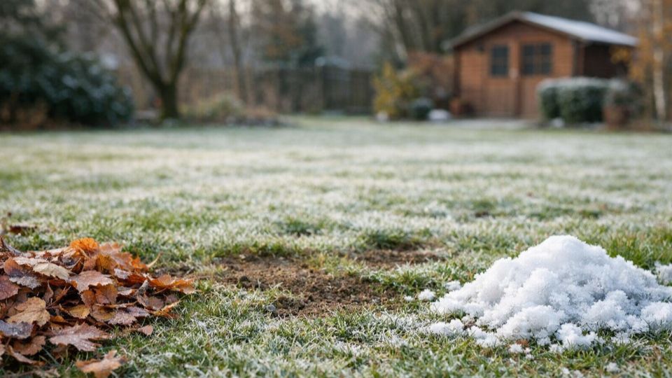 Rasenpflege im Winter: So übersteht Ihr Rasen die kalte Jahreszeit