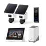 eufyCam S4 Kamera-Set und HomeBase™ 3, Türklingel E340 mit Smart Display