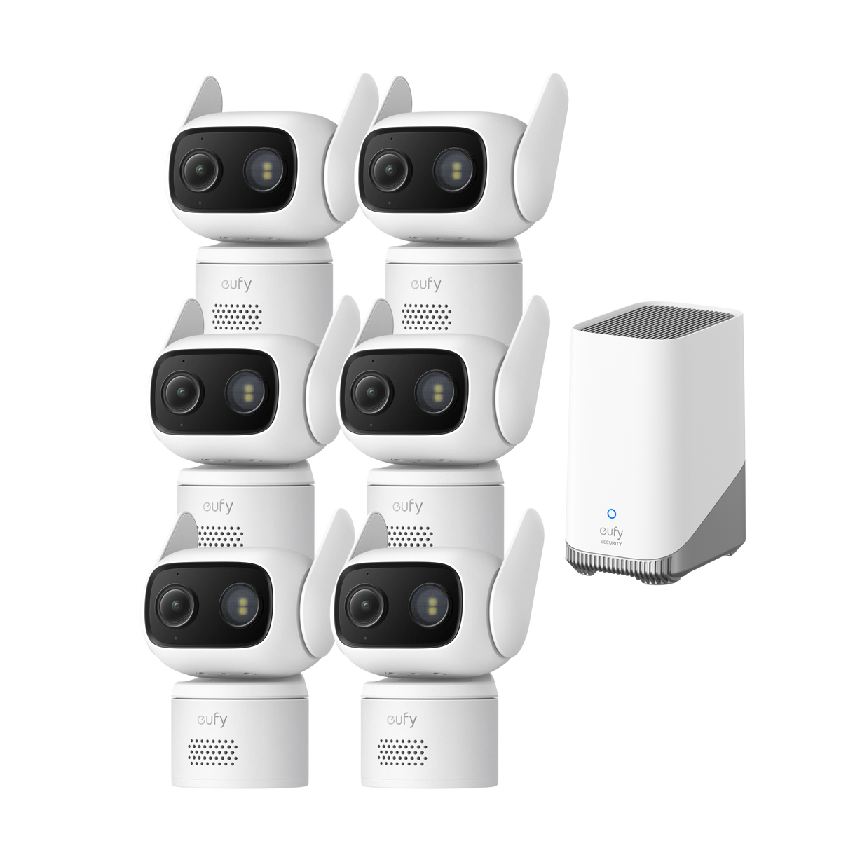 eufy Überwachungskamera C31 (6er-Pack) mit HomeBase™ 3
