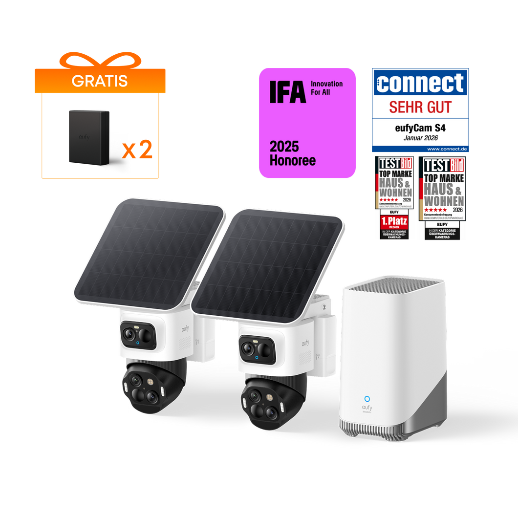 eufyCam S4 - 2 Kamera Set