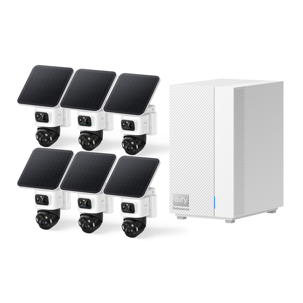 eufy HomeBase™ Professional S1 und eufyCam S4 6er-Pack
