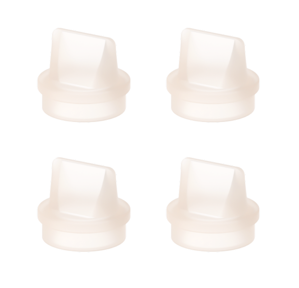 eufy Entenschnabelventile (4er-Pack) für eufy Milchpumpe S2 / S2 Pro, auslaufsicher und vor Staub geschützt, Ersatzteile, offizielles eufy Zubehör