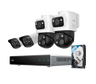 eufy PoE NVR Sicherheitssystem S4, 2× Bullet-PTZ-Kameras, 2x Bullet-Kameras
