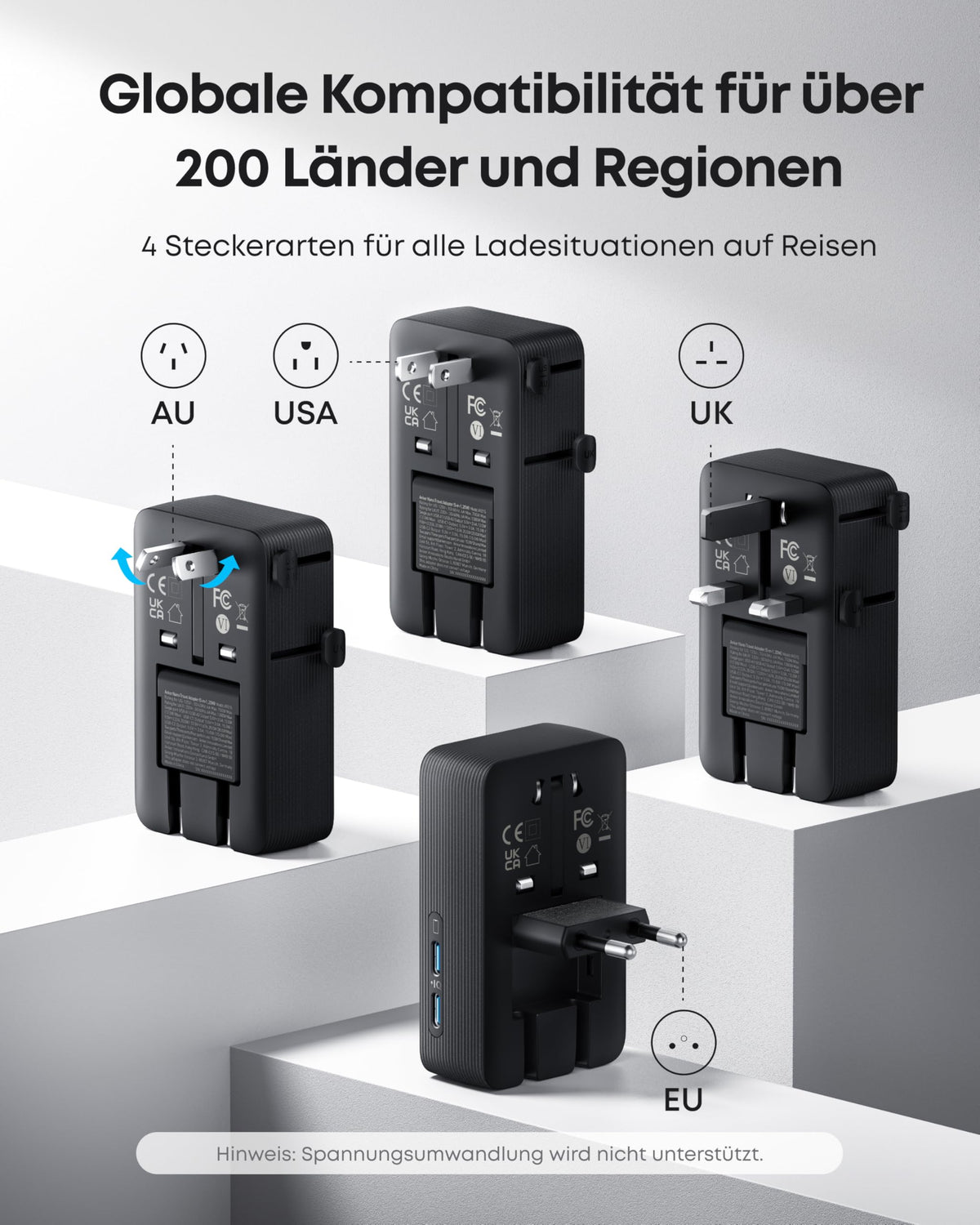 Anker Nano Reiseadapter (5-in-1, 20W)
